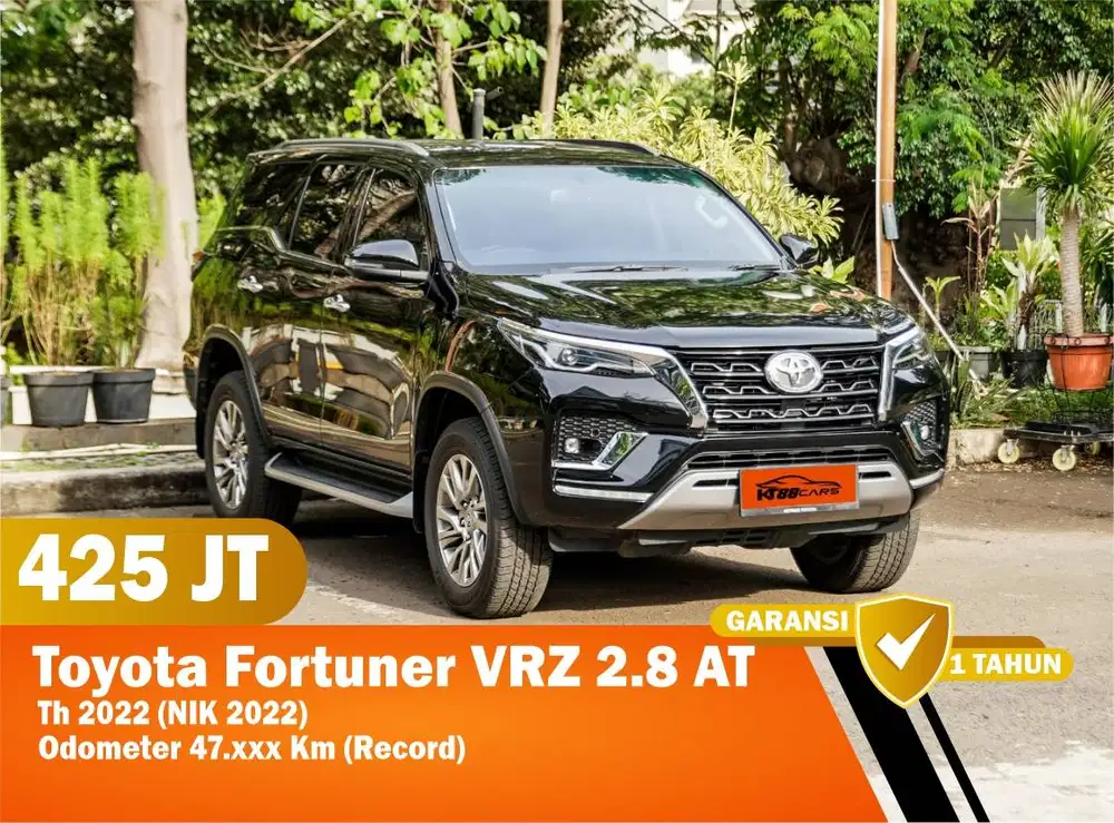 DP 30Jt (Bergaransi) - TOYOTA FORTUNER 2.8 VRZ 2022 Solar