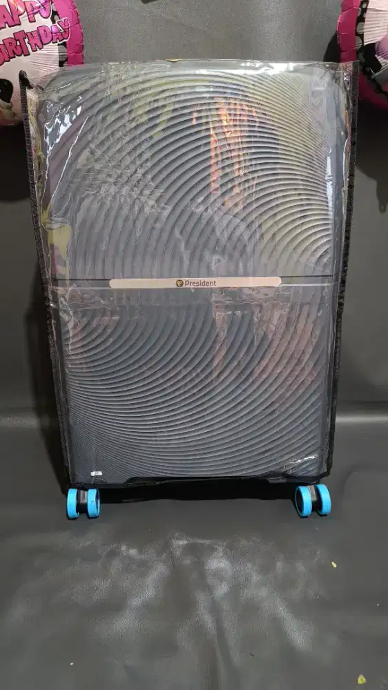 koper suitcase president 1918 ukuran 28 inch warna light grey