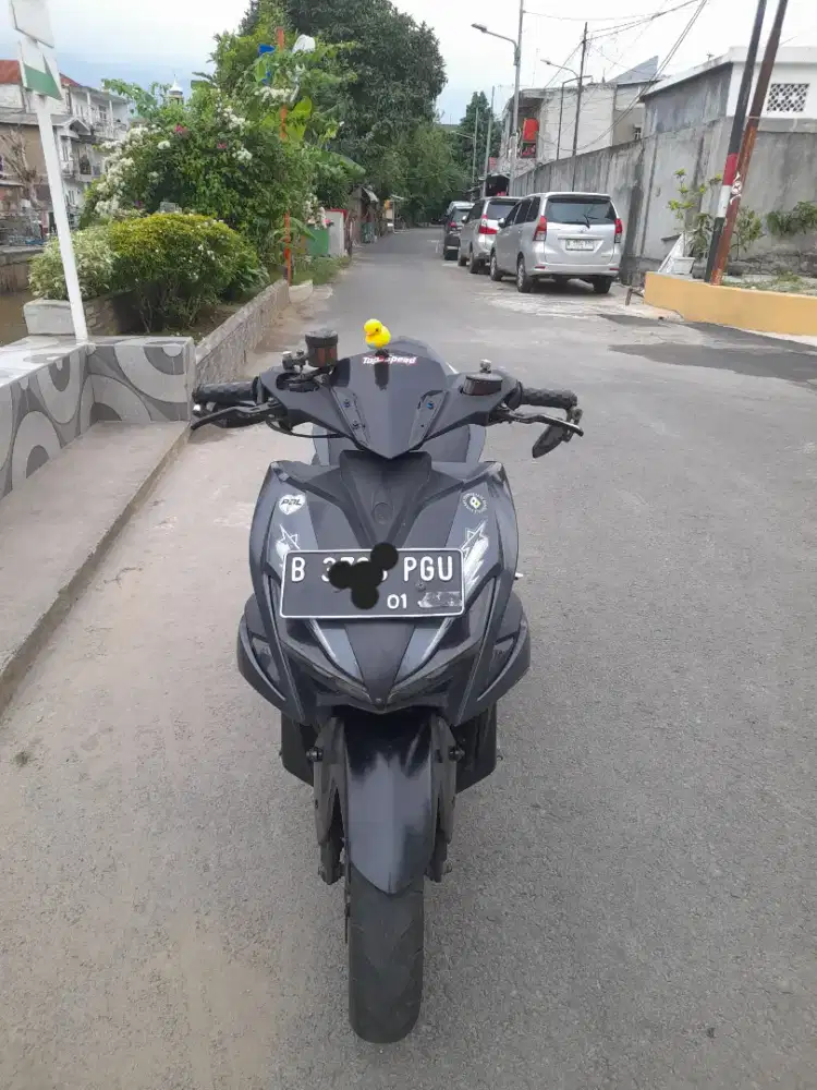 Yamaha Aerox 2019 Modif mono sok dan doubel disk B dki pusat