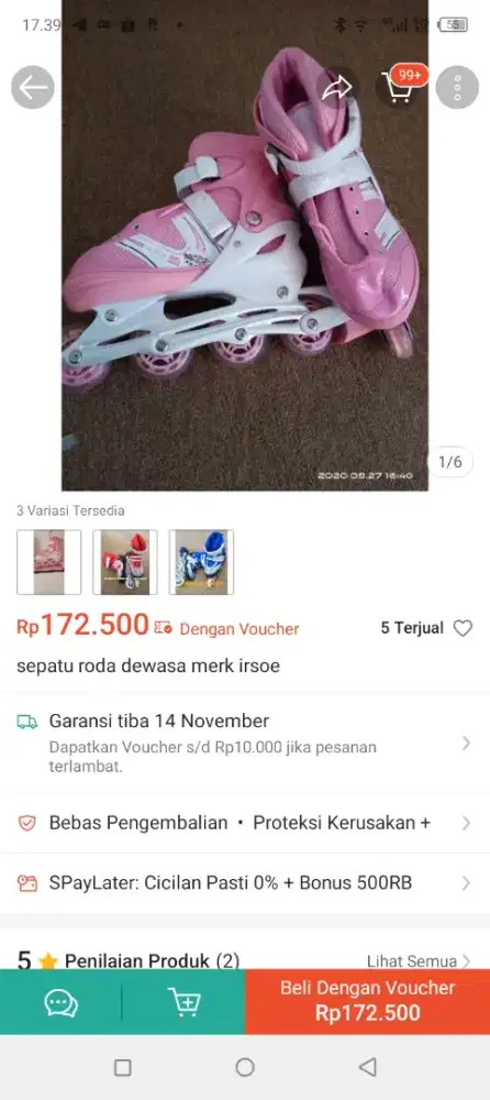 Sepatu Roda anak/dewasa