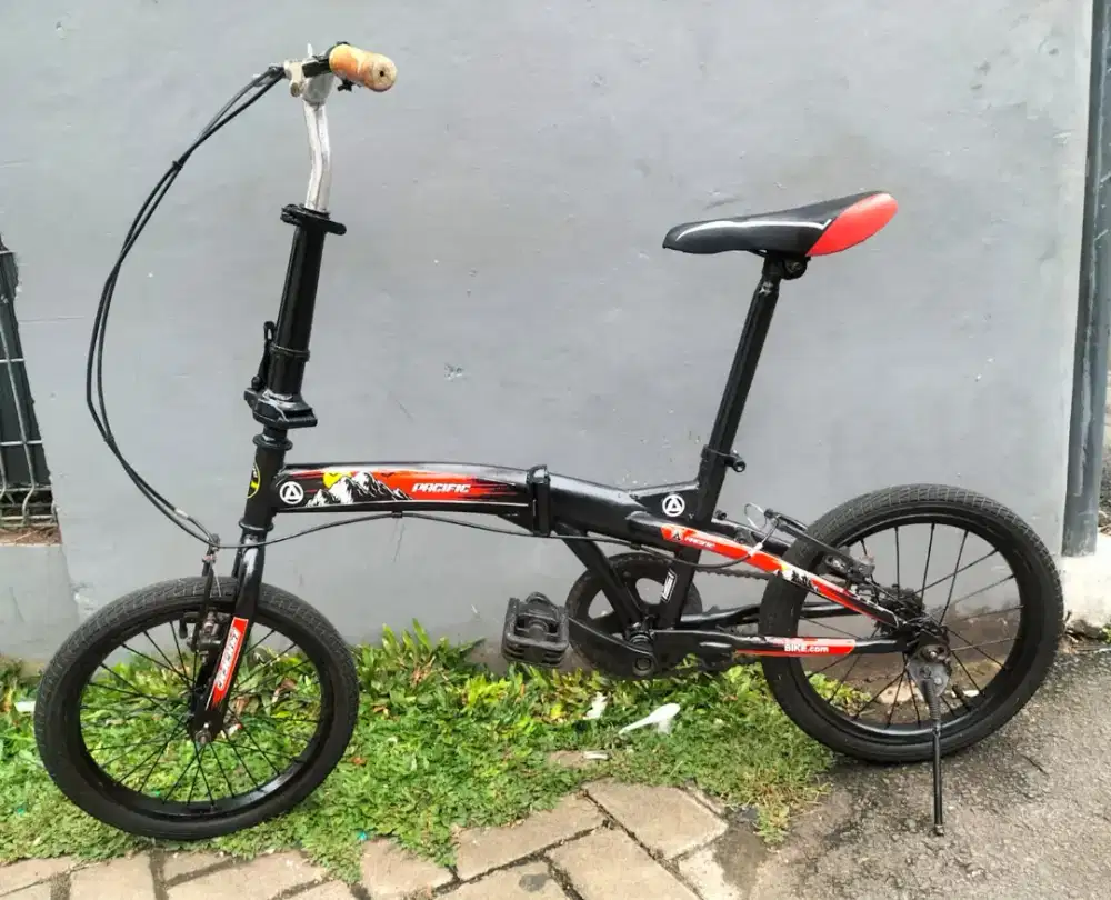 Sepeda lipat ukuran 16 siap pakai