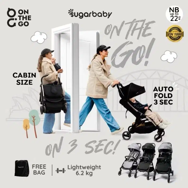 Sugarbaby Stroller On The Go.
