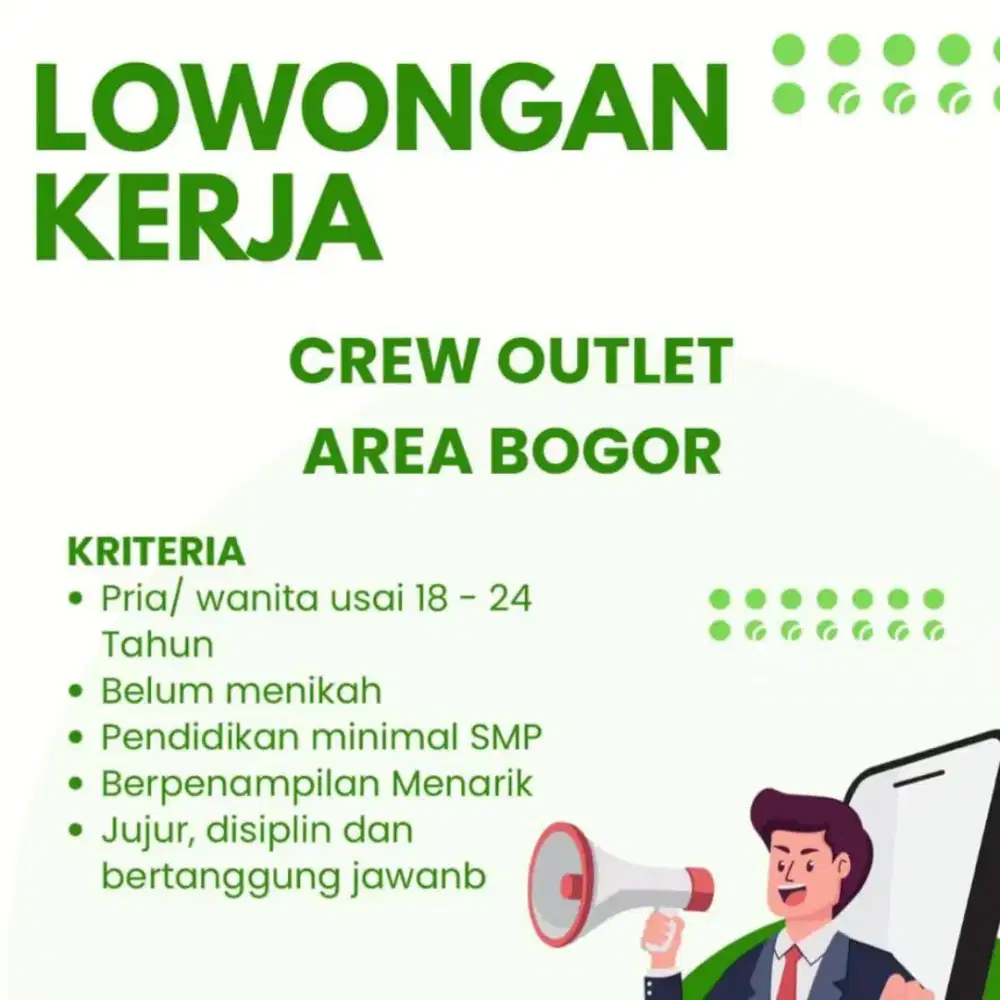 Diburuhkan karyawan jaga stand tebu di Area Bogor