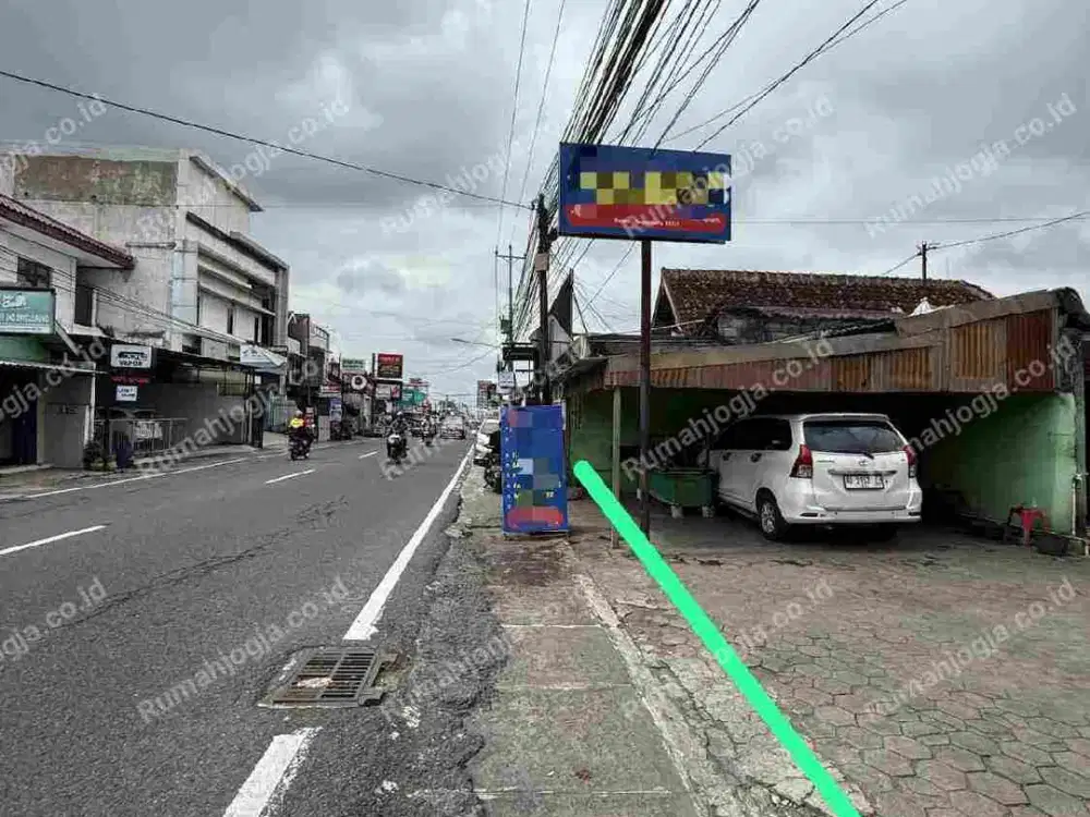 tanah pinggir jalan raya palagan cocok usaha