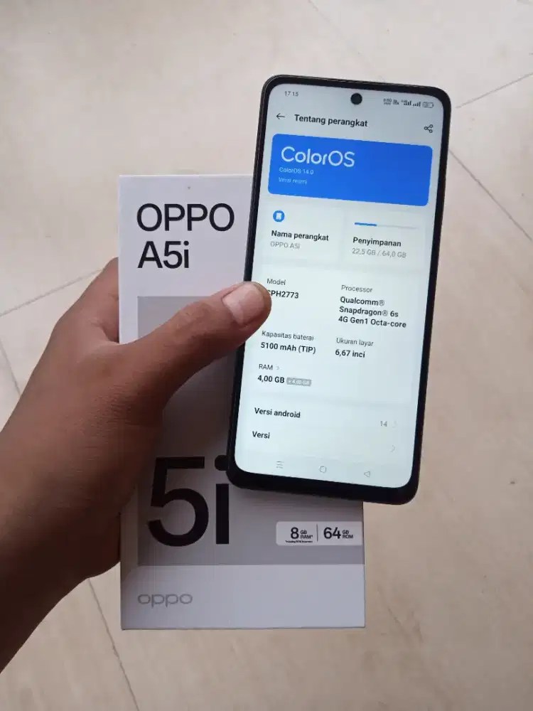 Oppo A5i 4+4/64GB