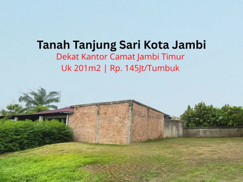 Tanah Murah Dekat Puskes Puskesmas Jambi Timur