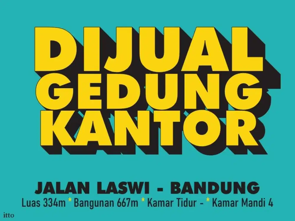 JUAL GEDUNG MURAH AREA, LASWI, BATUNUNGGAL, GATOT SUBROTO, AHMAD YANI,
