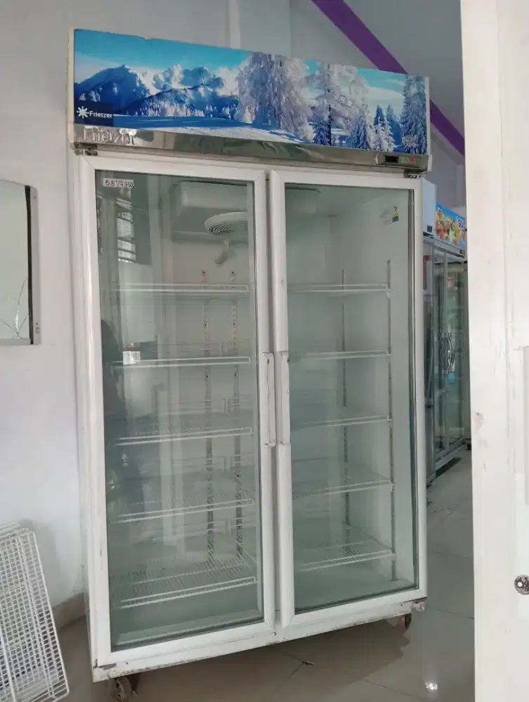 Showcase 2 dan 3 pintu normal,siap pakai