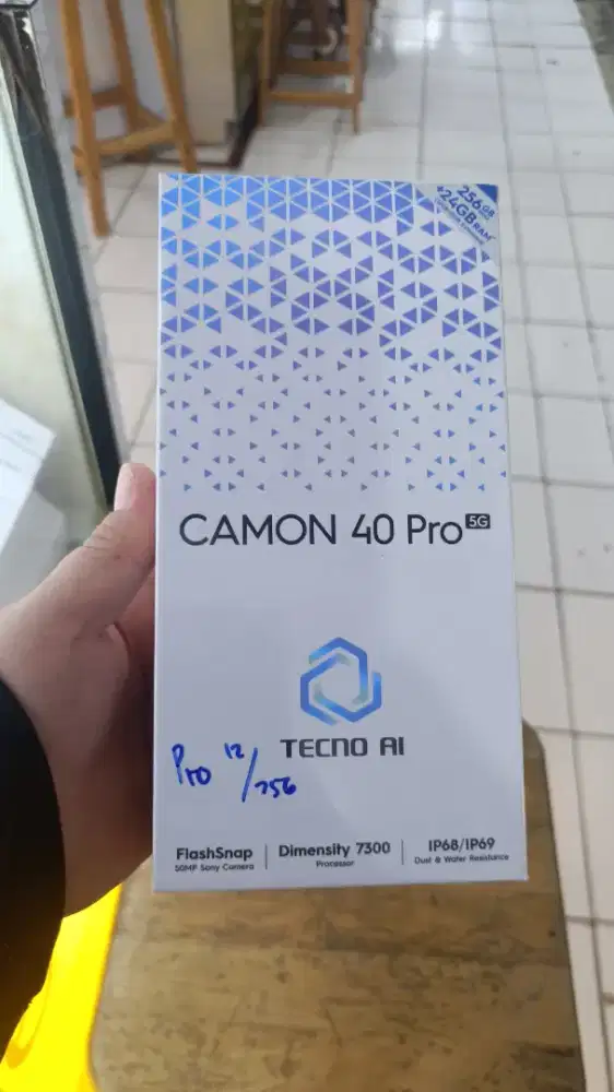 JUAL TECNO CAMON 40 PRO 5G 8/256 BARU RESMI