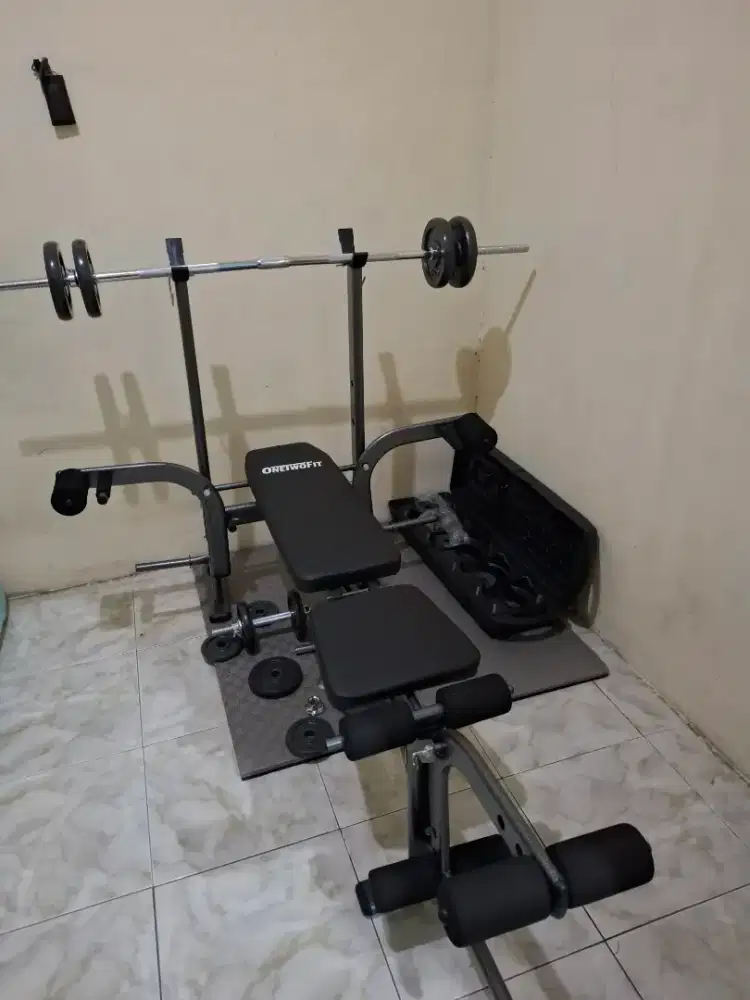 Alat gym fitness murah kondisi mulus