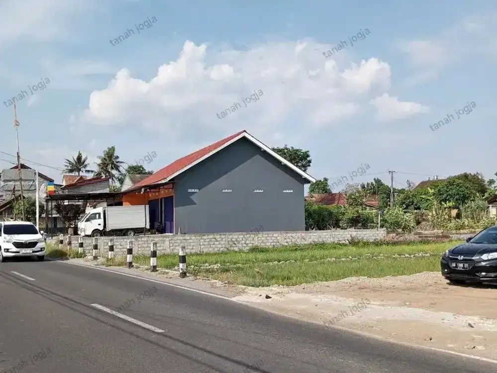 Murah! Tanah Godean SHM Pekarangan di Jl. Godean Km 8, Akses Mobil!