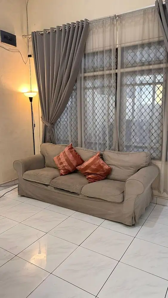 Sofa 3 seater ikea asli preloved bekas scandinavian minimalis