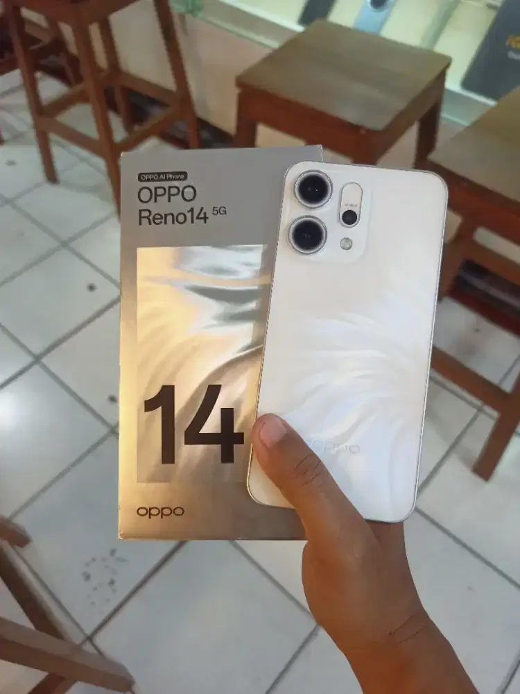 Jual Oppo Reno 14 5G Second Ram 12/256Gb Mulus Fullset Garansi Aktif