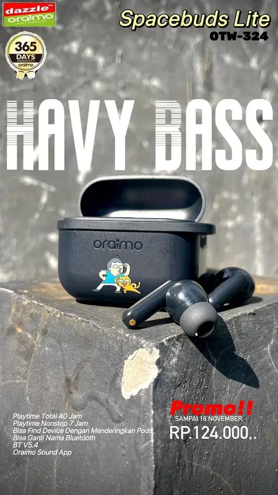 TWS Oraimo SpaceBuds Lite x Tahilalats OTW-324