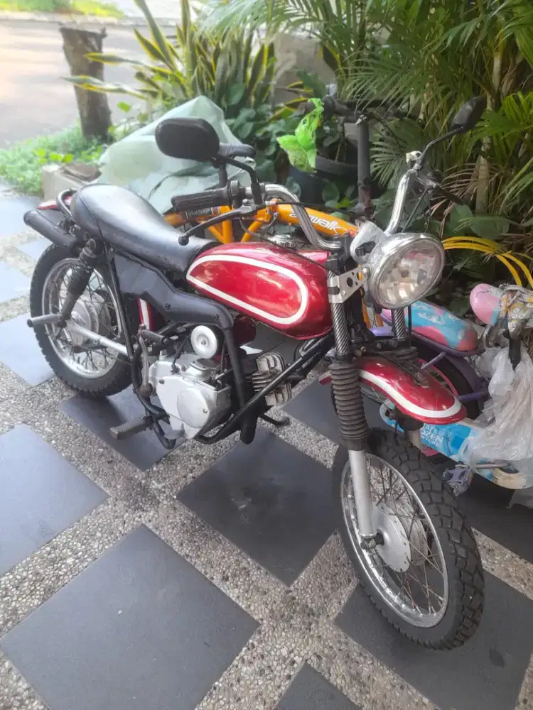 Motor Mini Trail Gemini 80CC 2 Stroke mirip yamaha Gt 80
