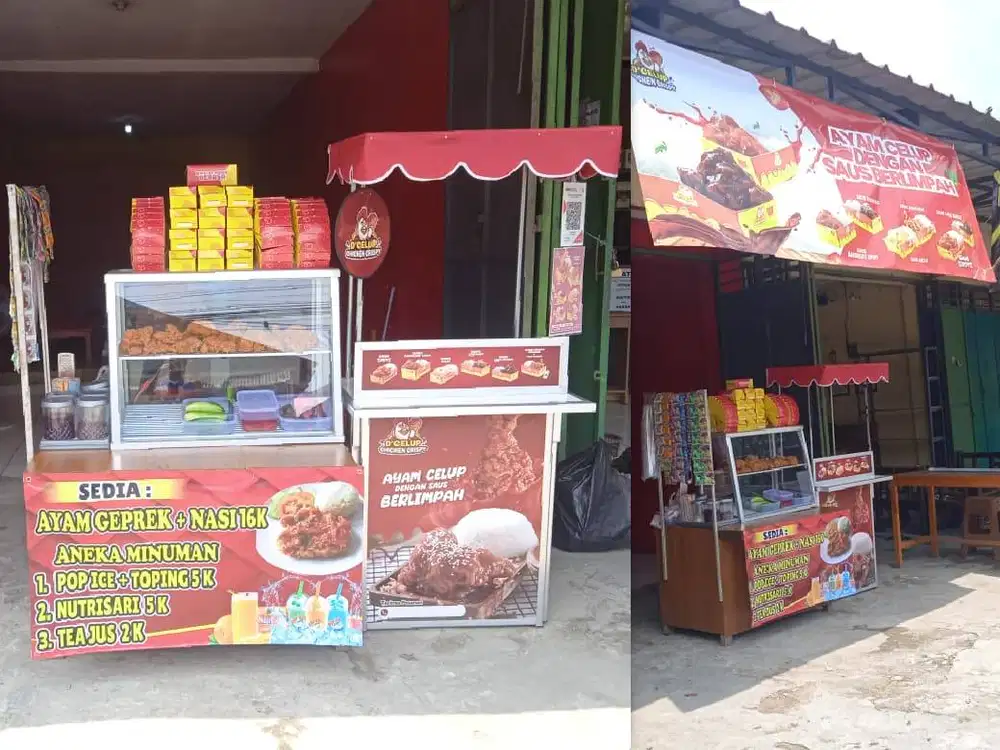 Oper Kemitraan D'Celup Fried chicken only Bogor