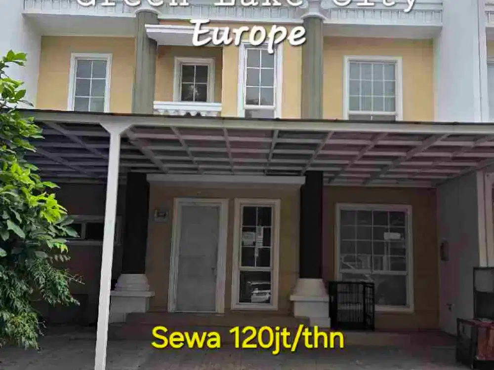 Wilson Disewakan Rumah Cluster Europe Green Lake City