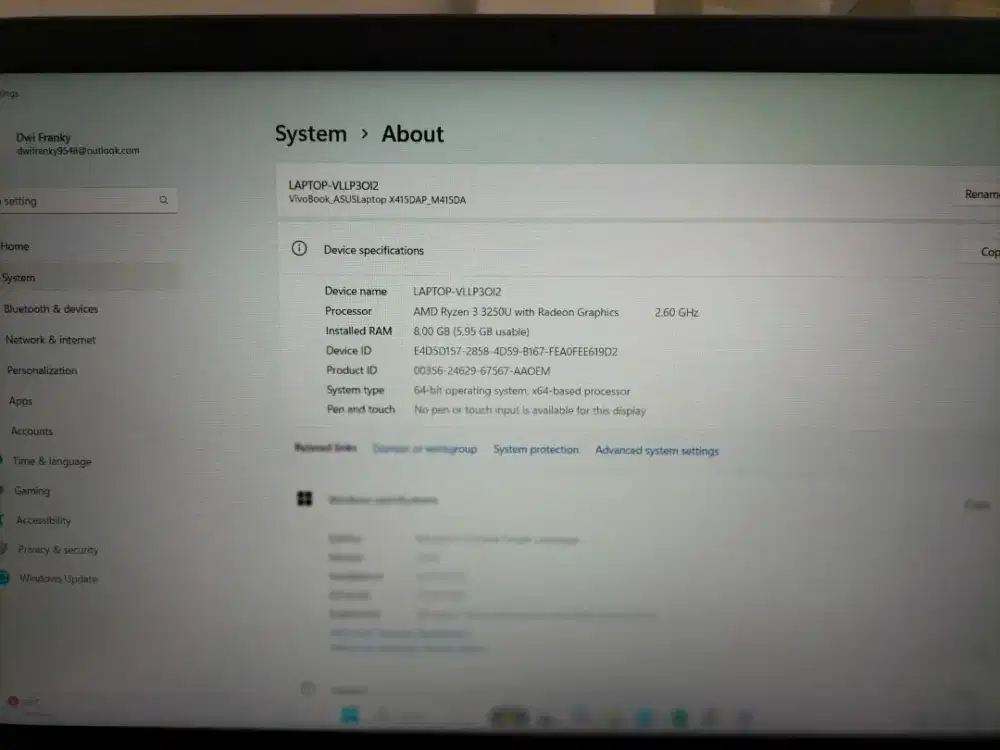 Jual Cepat Laptop Asus M145DA
