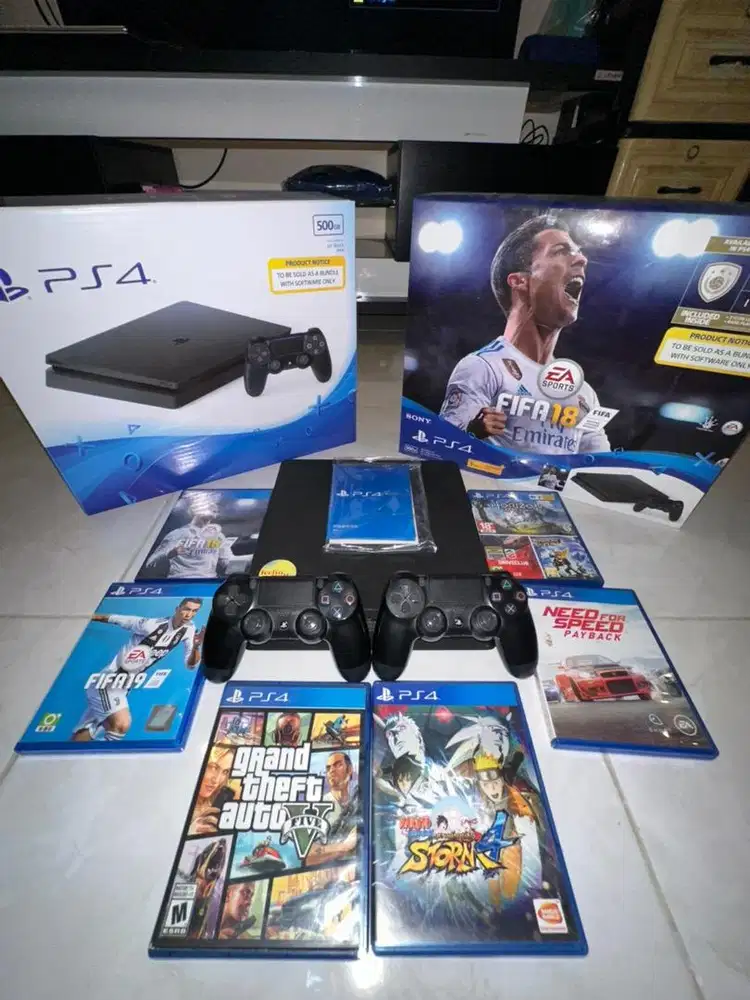 PLAYSTATION 4 SLIM PS4 SLIM (500GB) BEKAS PRIBADI