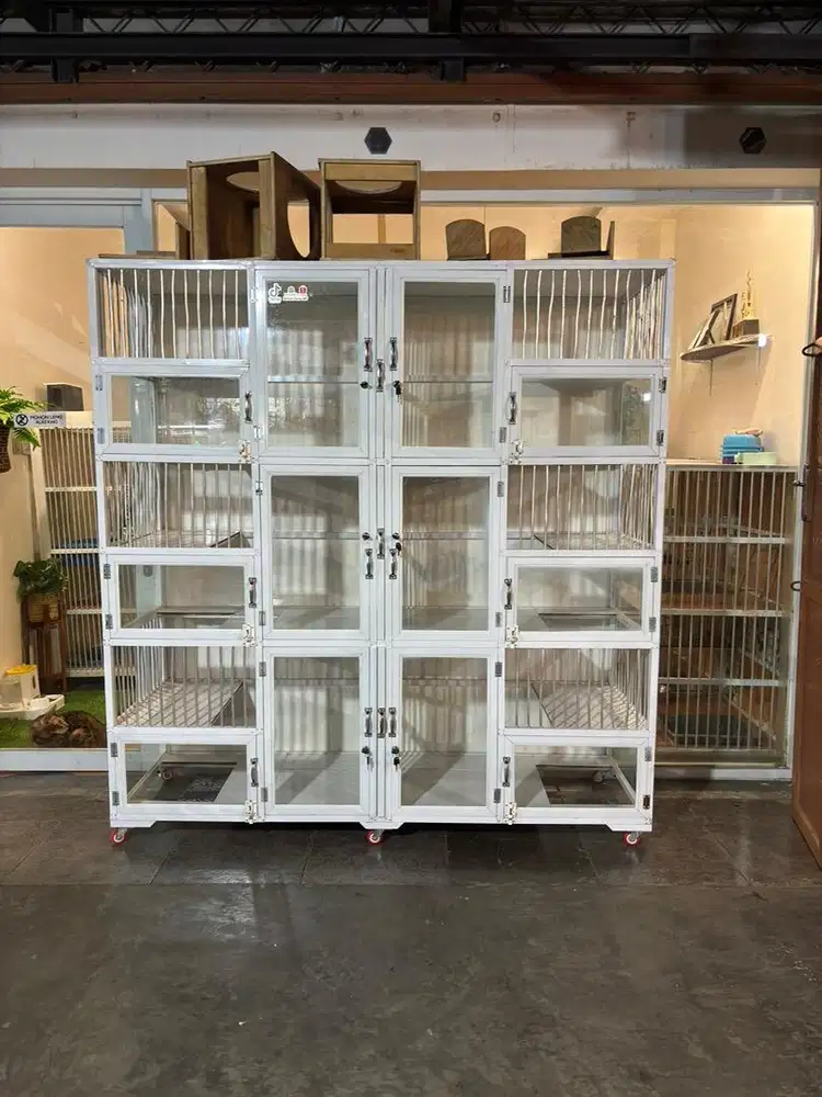 kandang alumunium 6 pintu
