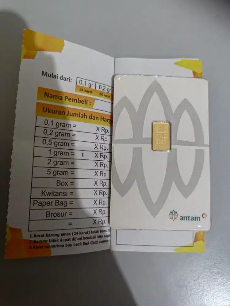 Emas 1 gr Hartadinata