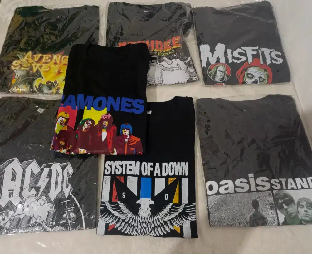 Baju distro band metal