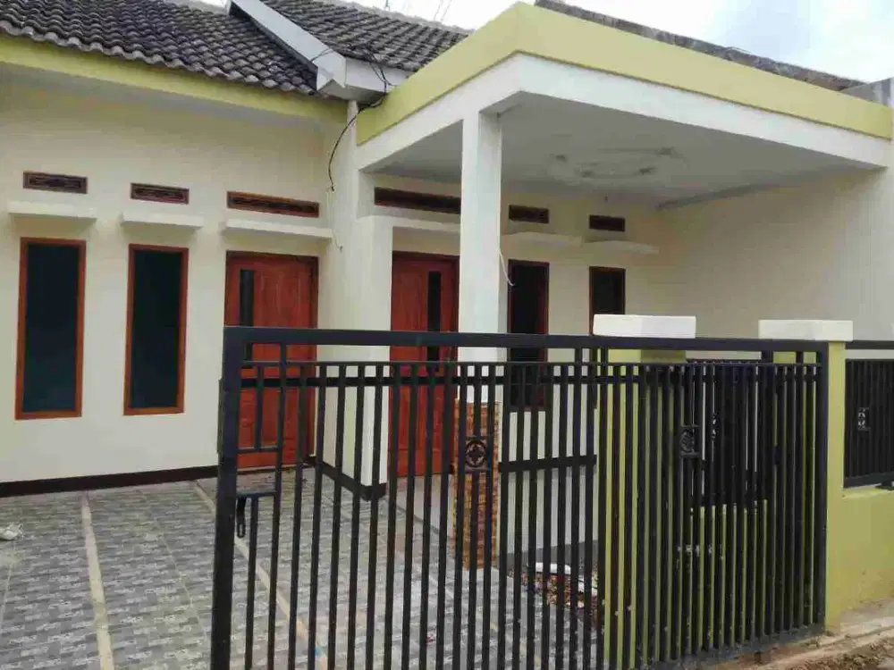 rumah free design spek bata merah di buah batu