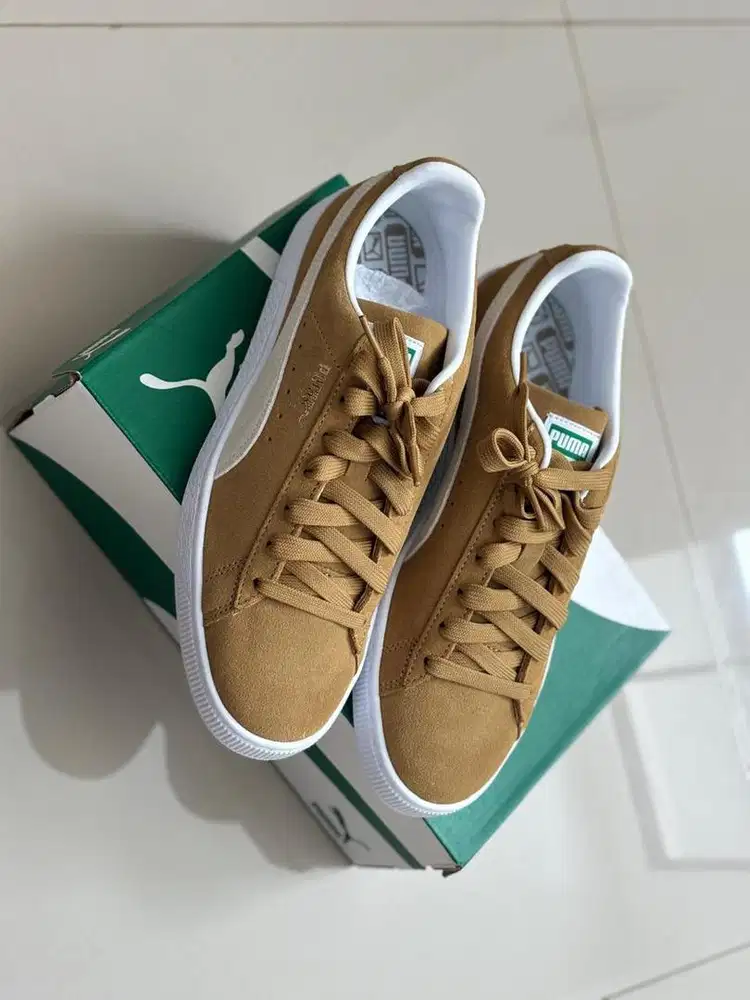 Sepatu Puma Suede Classic XXI Roasted - Puma Wihite