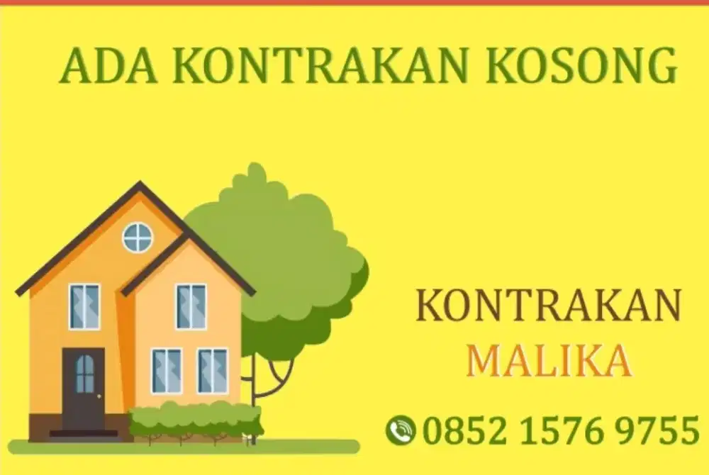 Disewakan Kontrakan Malika