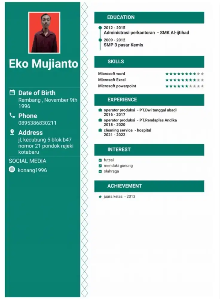 Butuh pekerjaan apa saja yang penting halal dan cukup untuk keluarga