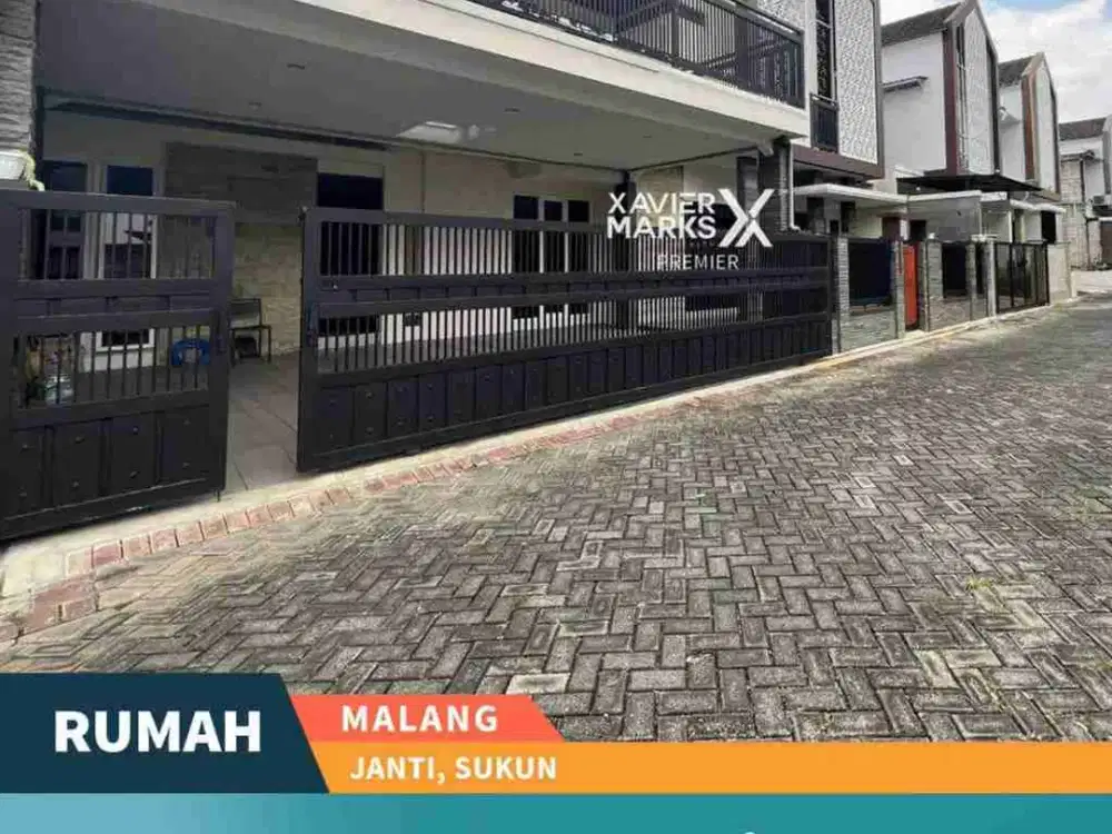 DIJUAL RUMAH DESIGN KEREN SIAP HUNI DI JANTI BARAT, SUKUN KOTA MALANG