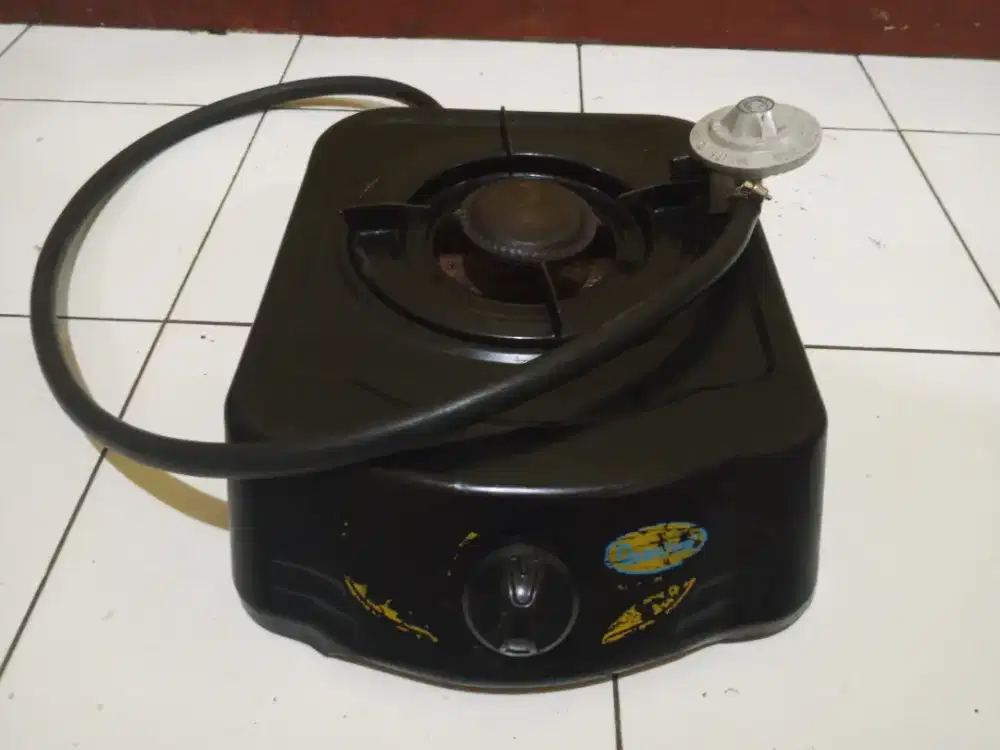 Kompor gas Quantum 1 tungku + selang regulator
