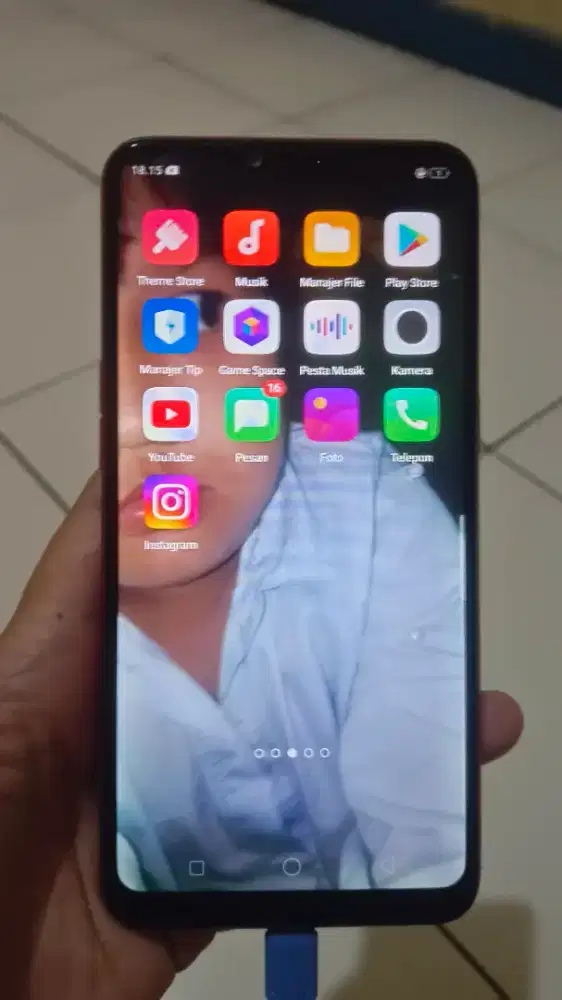 Hp oppo a3s jringn 4g ram 6/128gb lyr poni 7im