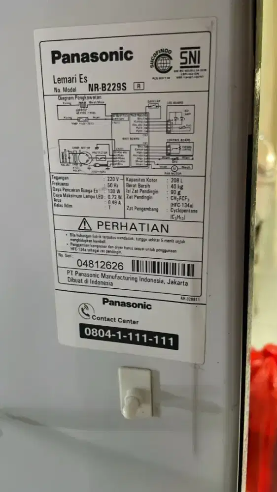 Kulkas Panasonic