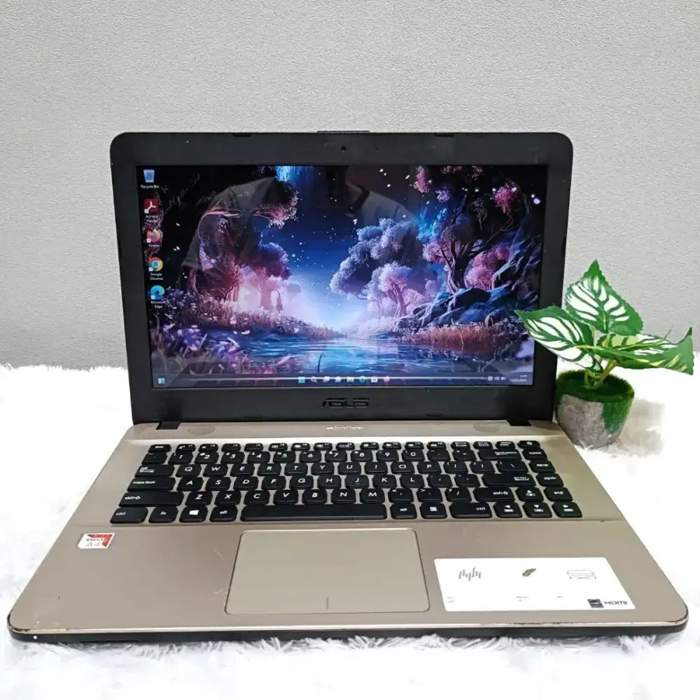 LAPTOP ASUS X441BA AMD A4 9125U RAM 8GB SSD 128GB LAYAR 14.0 INCH