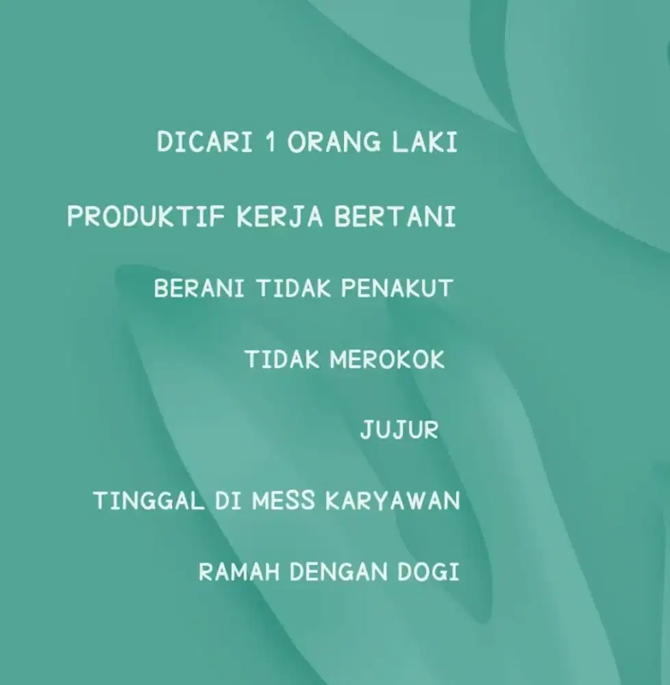 Petani kebun area Curug bitung