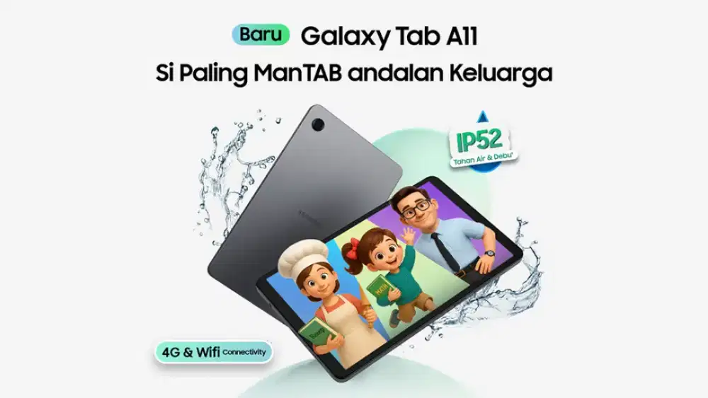 Samsung Galaxy Tab A11 Garansi resmi Atlantis Dahsyat