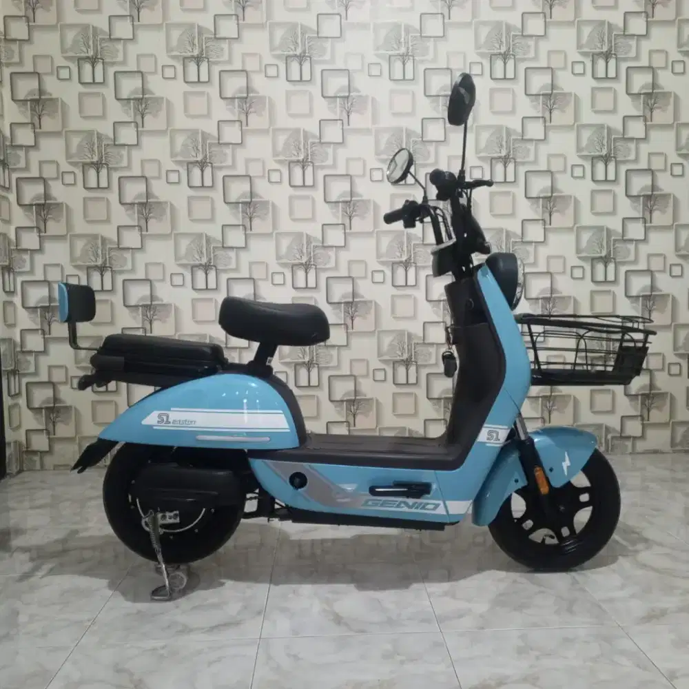 Jual Sepeda Listrik Merk GENIO EASTON S1 BIRU