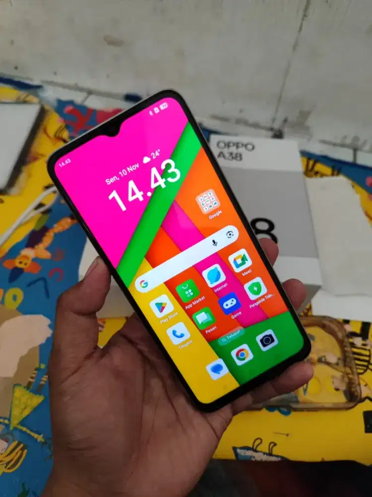 Oppo A38 fullset ram 4+4/128GB