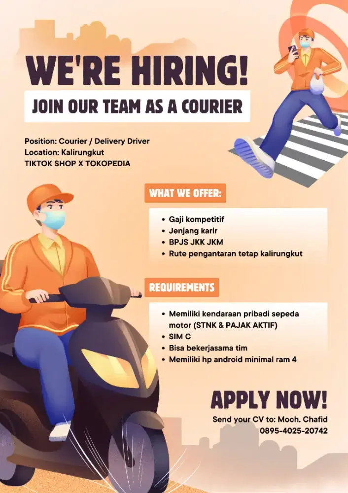 Kurir TiktokShop X Tokopedia