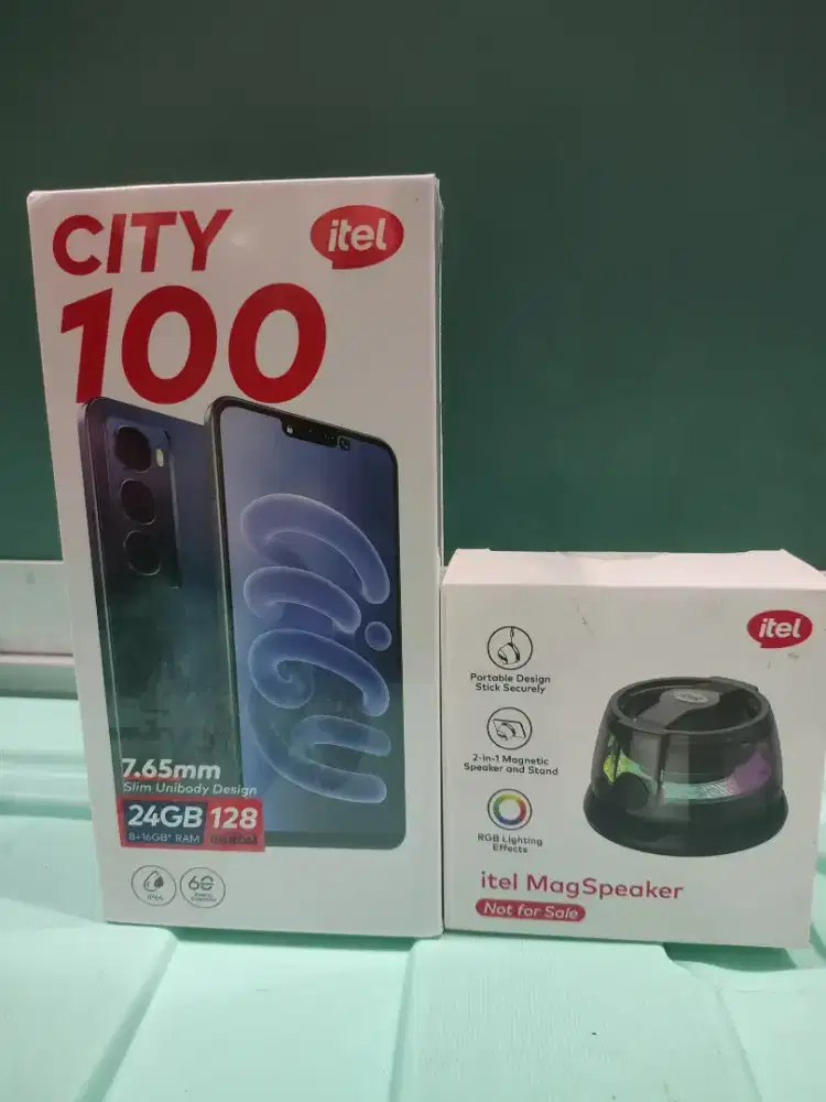 Itel city 100 8/128 garansi resmi free speaker