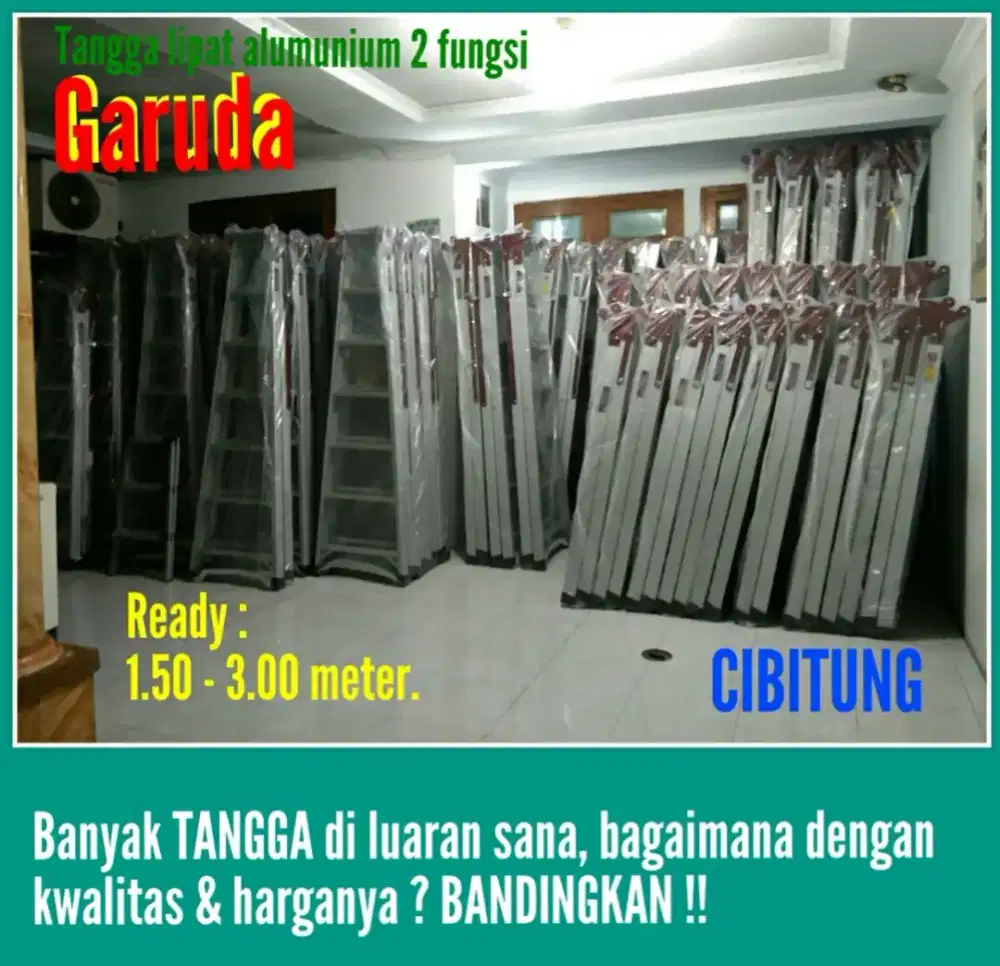 Tangga lipat alumunium GARUDA