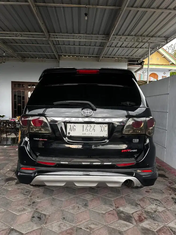 Fortuner VNT TRD 2013 Hitam MT manual AG toyota vortuner