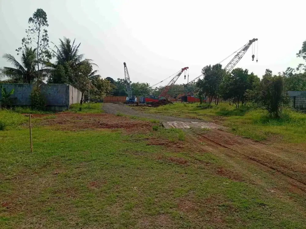 Dijual tanah kosong strategis cocok utk pergudangan atau perumahan