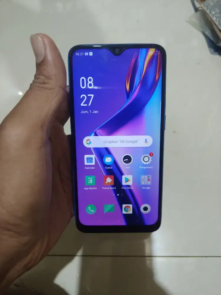 Oppo a12 32gb blue hape casan