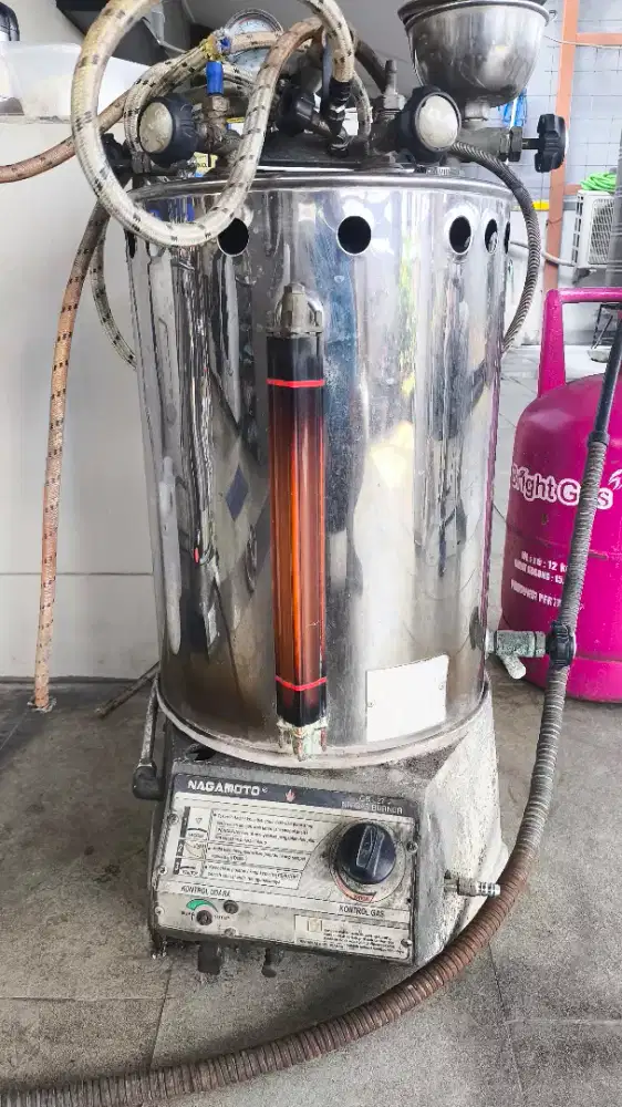 BOILER SETRIKA + KOMPOR GAS + SETRIKA