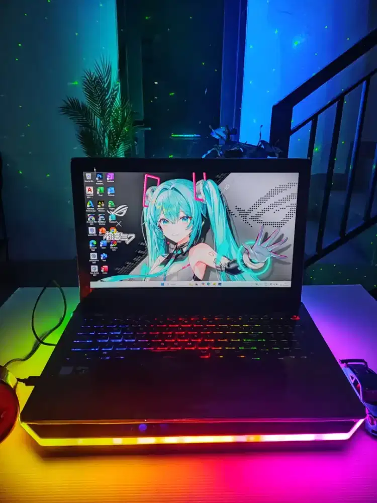 Laptop Gaming Asus Rog Core i7 Ram 16/512gb Ssd Dual Vga Nvidia COD