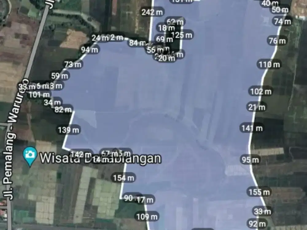 Dijual Lahan Zona Industri Luas 40 Ha Lokasi Warureja,Tegal