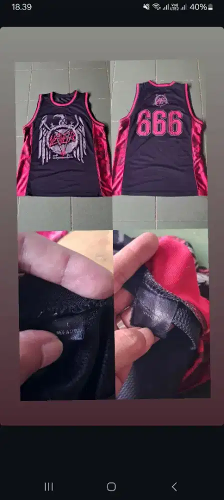 Slayer jersey basketball original