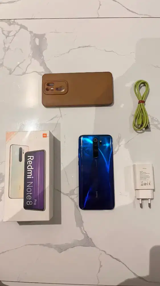 Xiaomi Redmi Note 8 Pro NFC RAM 6GB Internal 64GB Fullset Mulus Normal